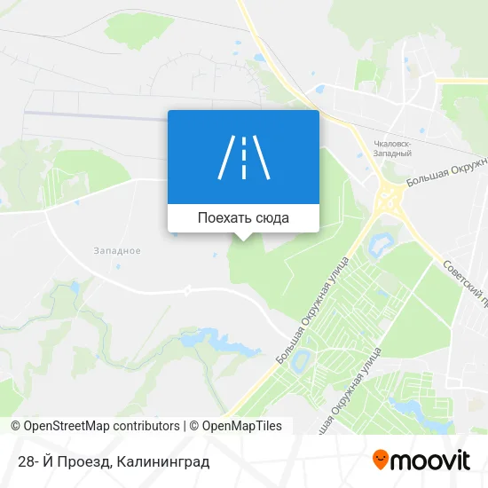 Карта 28- Й Проезд