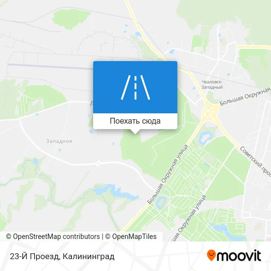 Карта 23-Й Проезд