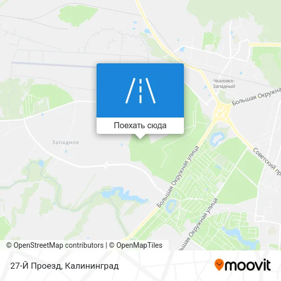 Карта 27-Й Проезд