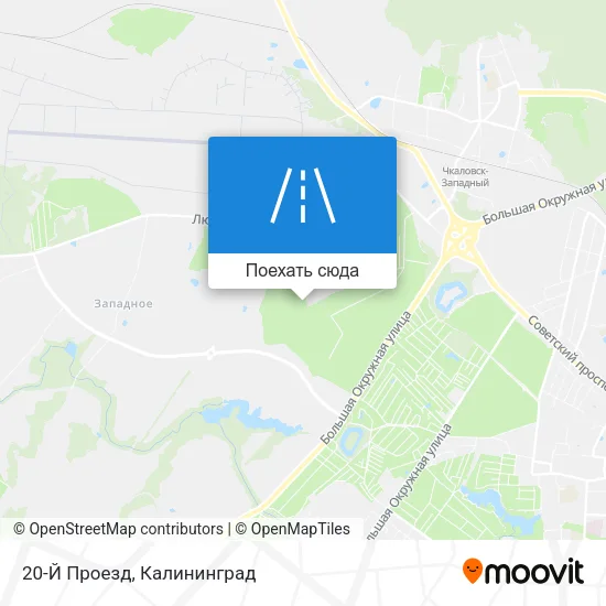 Карта 20-Й Проезд