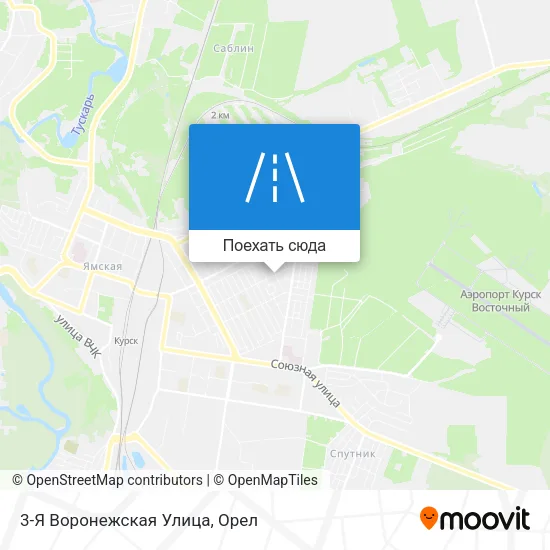 Карта 3-Я Воронежская Улица