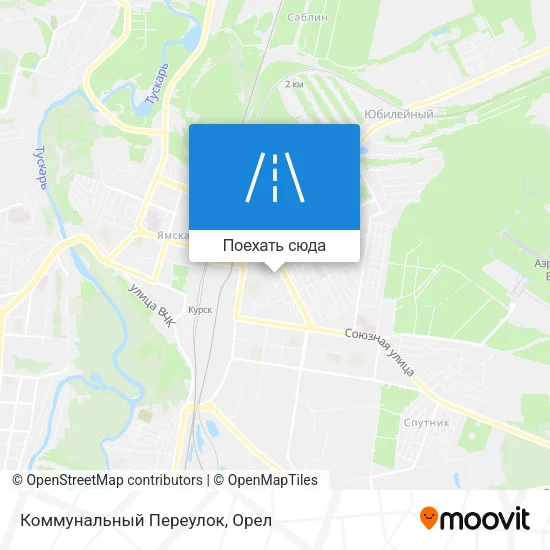 Карта Коммунальный Переулок