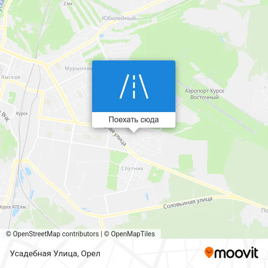 Карта Усадебная Улица