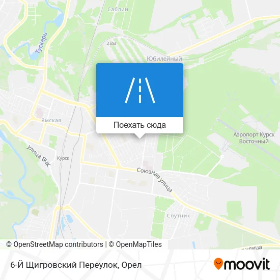 Карта 6-Й Щигровский Переулок