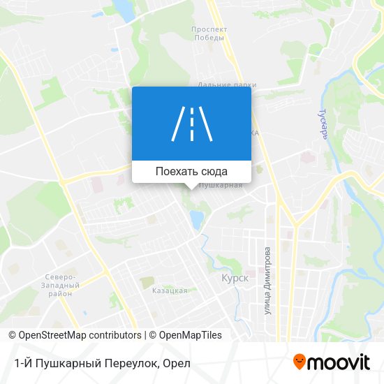 Карта 1-Й Пушкарный Переулок