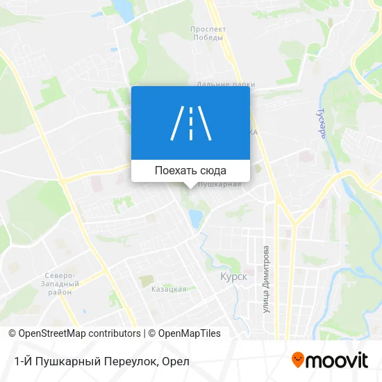 Карта 1-Й Пушкарный Переулок