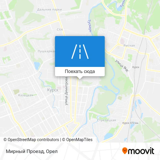 Карта Мирный Проезд
