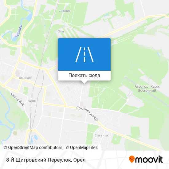 Карта 8-Й Щигровский Переулок