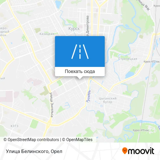 Карта Улица Белинского