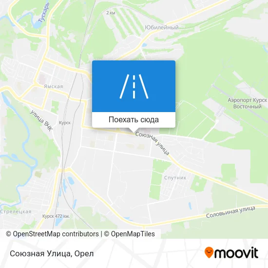 Карта Союзная Улица