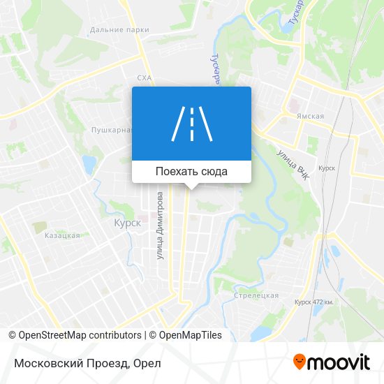 Карта Московский Проезд