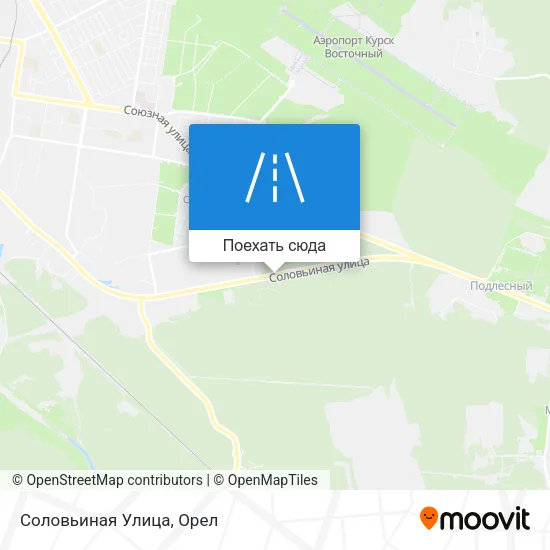 Карта Соловьиная Улица