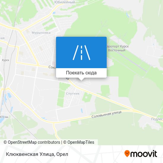 Карта Клюквенская Улица