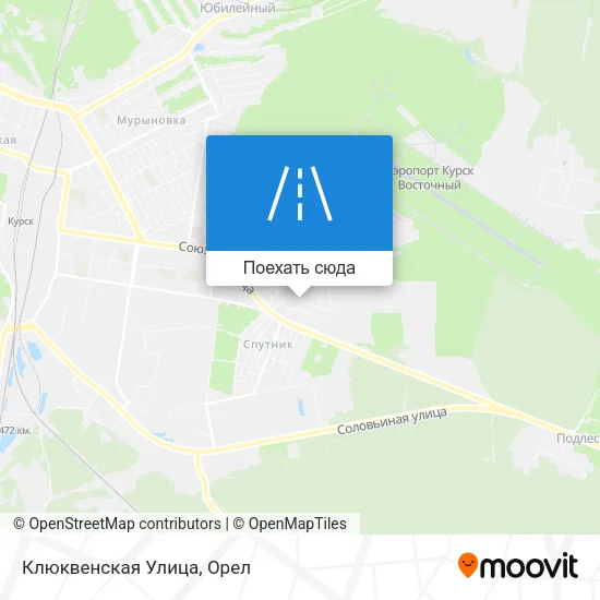 Карта Клюквенская Улица