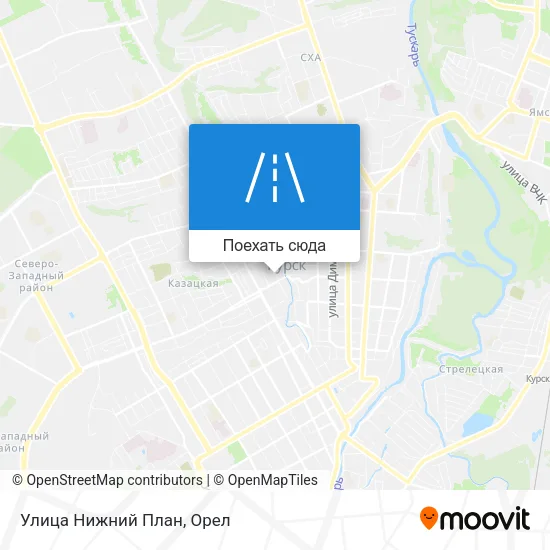 Карта Улица Нижний План