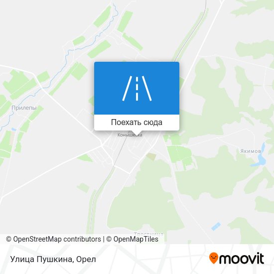 Карта Улица Пушкина