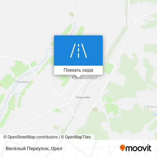 Карта Весёлый Переулок