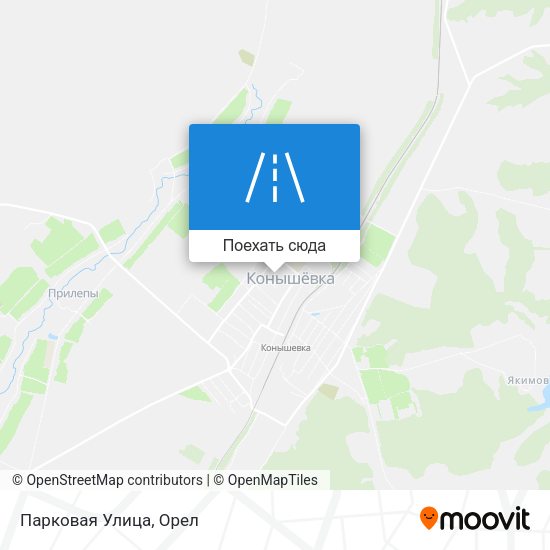 Карта Парковая Улица