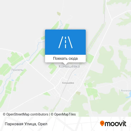 Карта Парковая Улица