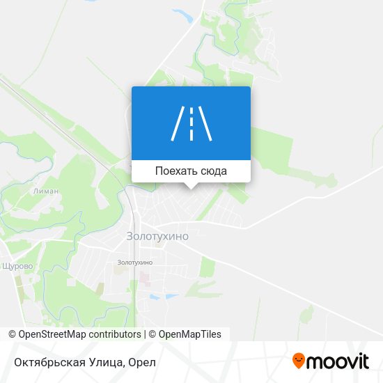 Карта Октябрьская Улица