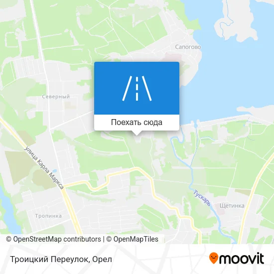 Карта Троицкий Переулок
