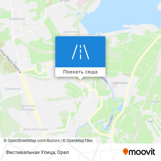 Карта Фестивальная Улица