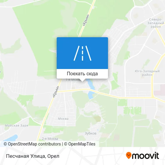 Карта Песчаная Улица