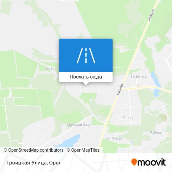 Карта Троицкая Улица