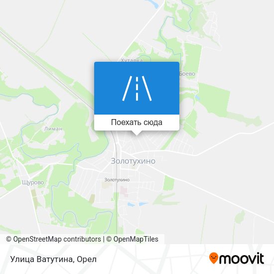 Карта Улица Ватутина