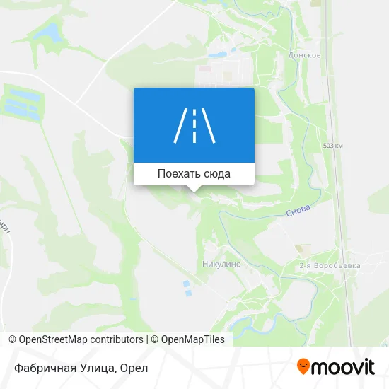 Карта Фабричная Улица