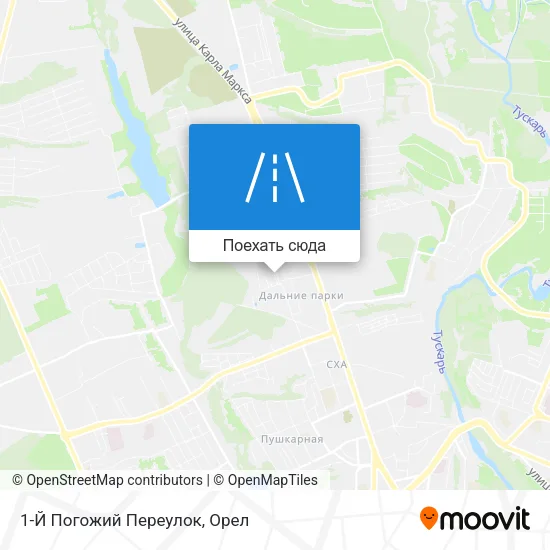 Карта 1-Й Погожий Переулок