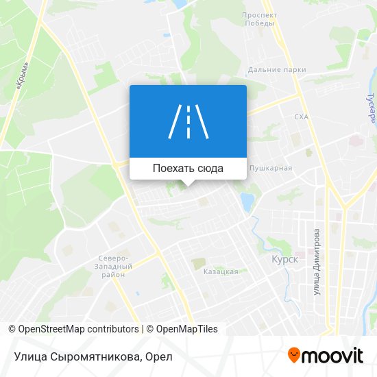 Карта Улица Сыромятникова