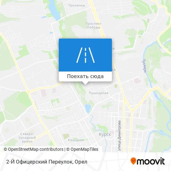 Карта 2-Й Офицерский Переулок