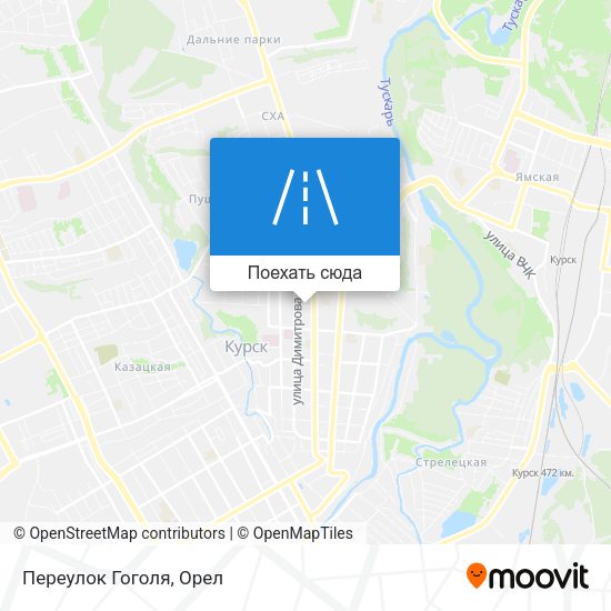Карта Переулок Гоголя
