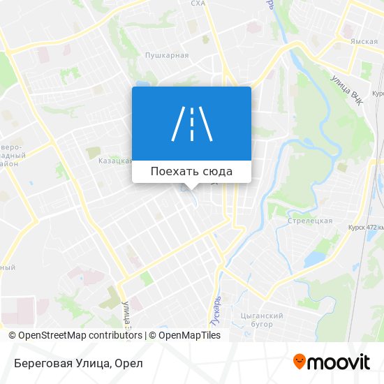 Карта Береговая Улица