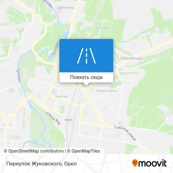 Карта Переулок Жуковского
