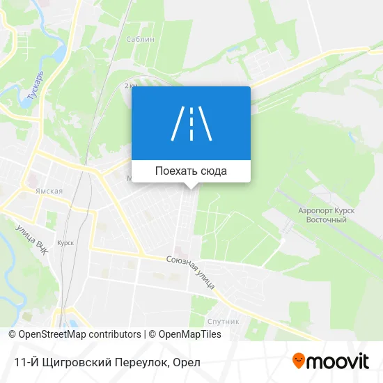 Карта 11-Й Щигровский Переулок