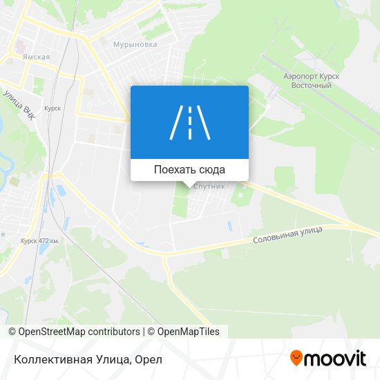 Карта Коллективная Улица