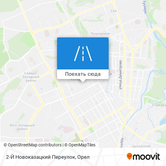 Карта 2-Й Новоказацкий Переулок