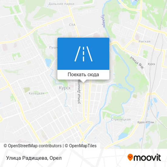 Карта Улица Радищева