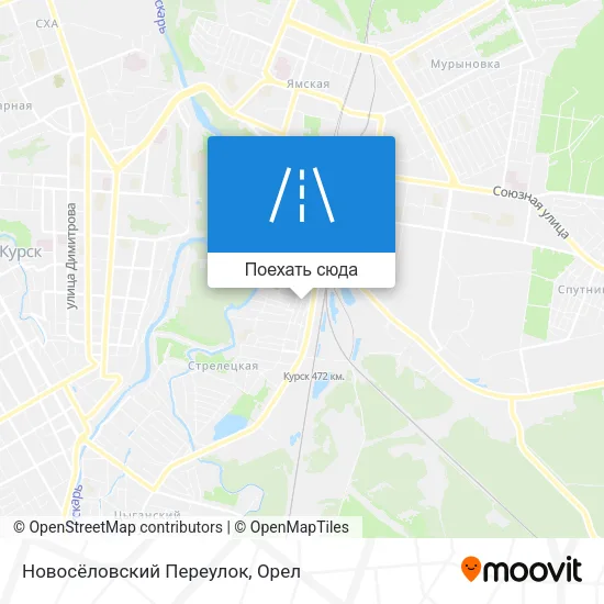 Карта Новосёловский Переулок