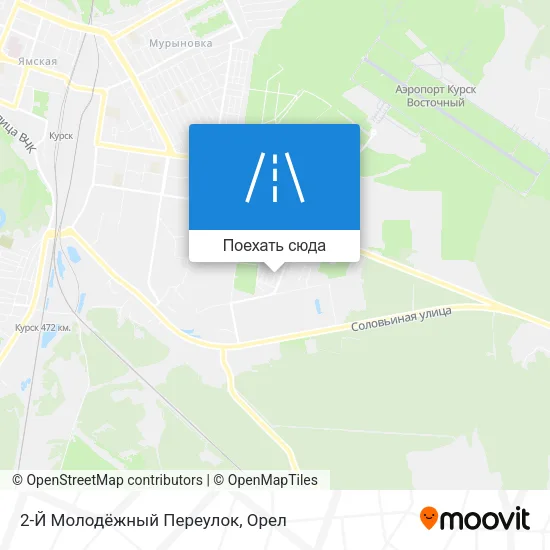 Карта 2-Й Молодёжный Переулок