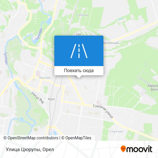 Карта Улица Цюрупы