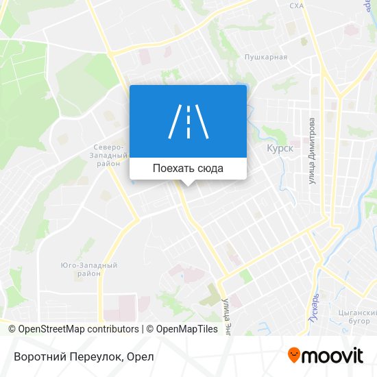 Карта Воротний Переулок