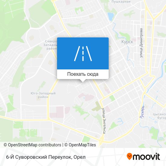 Карта 6-Й Суворовский Переулок