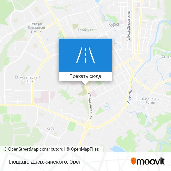 Карта Площадь Дзержинского