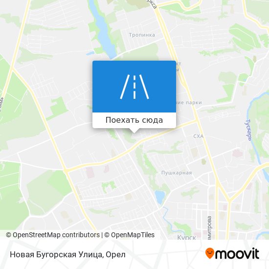 Карта Новая Бугорская Улица