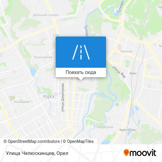 Карта Улица Челюскинцев