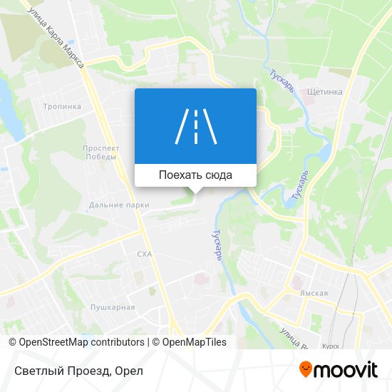 Карта Светлый Проезд