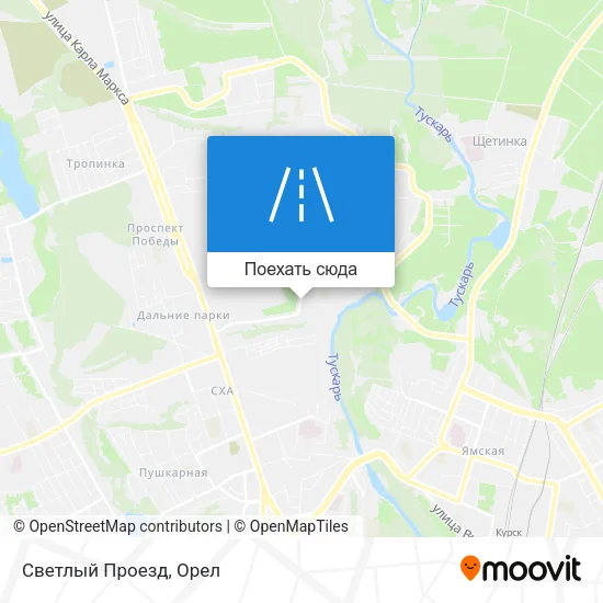 Карта Светлый Проезд